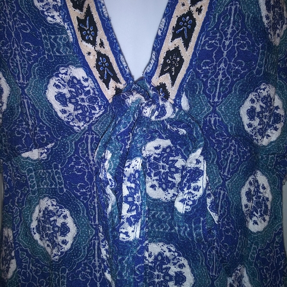 Free People Bell Sleeve Front Tie Top - Picture 6 of 6